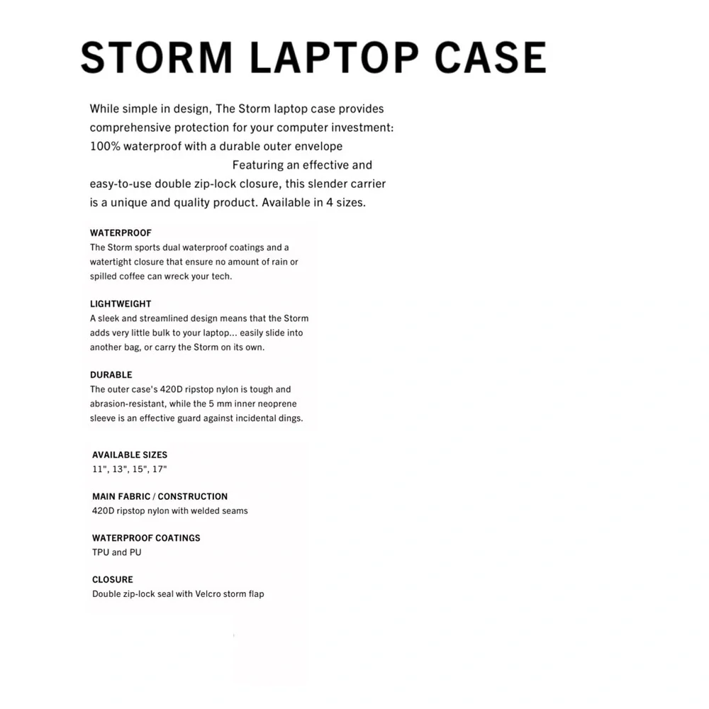 Aquaquest Storm Laptop Case